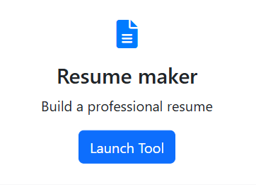 Resume maker